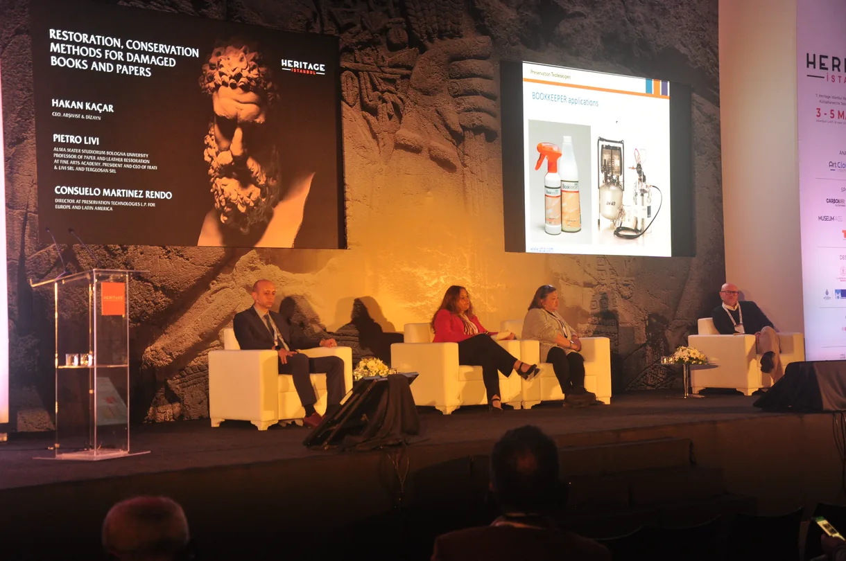 Heritage İstanbul 2023'te Hakan Kaçar'ın restorasyon paneline katılımı